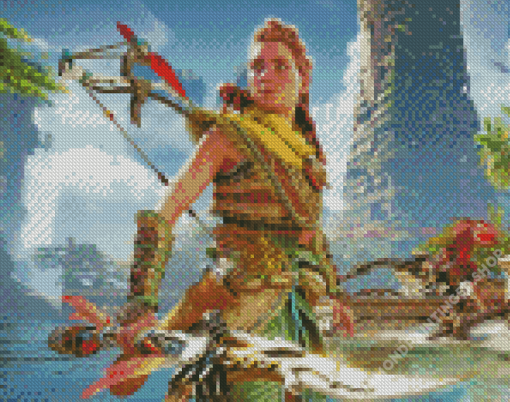 Aesthetic Horizon Forbidden West Diamond Painting