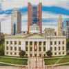 Aesthetic John F Wolfe Columbus Commons Diamond Painting