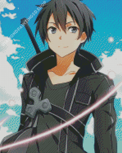 Aesthetic Kirito Diamond Painting