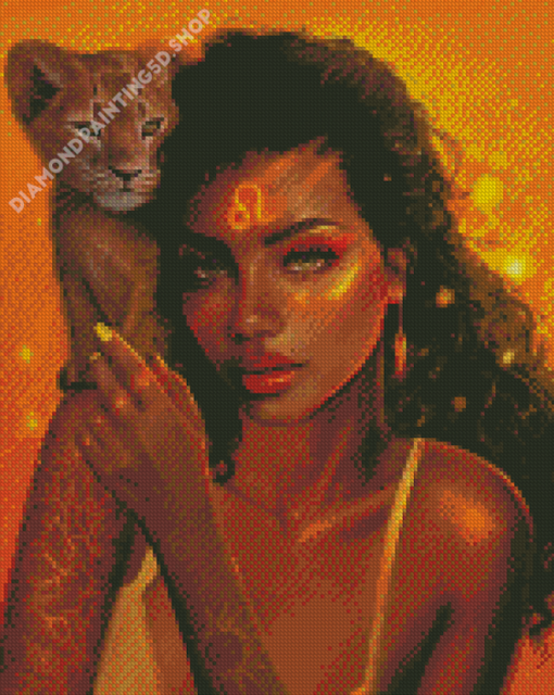 Aesthetic Leo Zodiac Diamond Painting