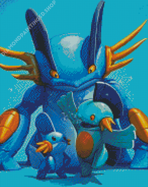 Aesthetic Mudkip Diamond Painting