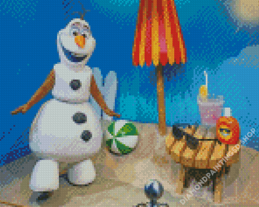 Aesthetic Olaf Diamond Painting