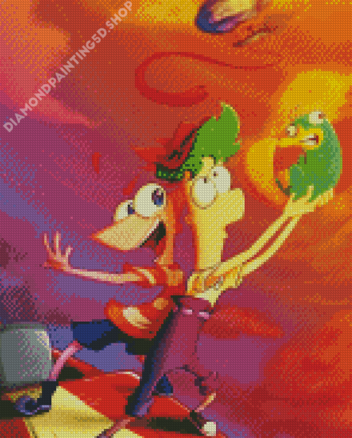 Aesthetic Phineas And Ferb Diamond Painting