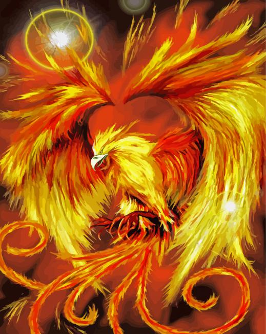 phoenix diamond painting