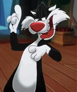 Aesthetic Sylvester Cat Diamond Painting