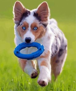 Aesthetic Toy Aussie Dog Diamond Painting