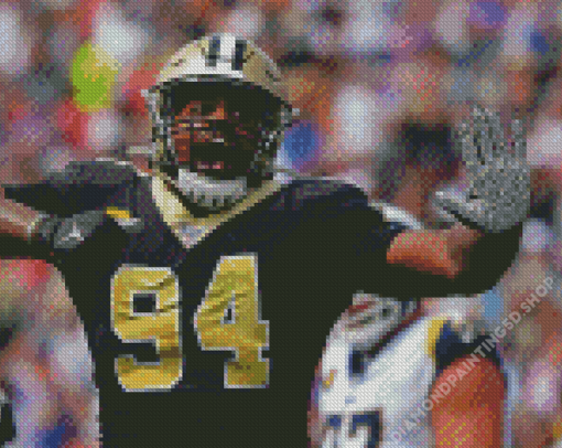 Aesthetic Cameron Jordan Player Diamond Painting