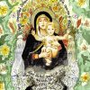 Aesthetic Our Lady Of The Lilies Diamond Painting