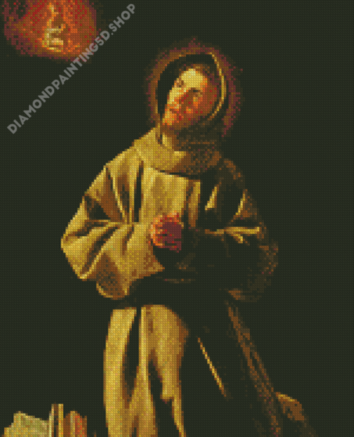 Aesthetic St Anthony Diamond Painting