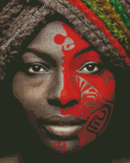 African Faces Woman Diamond Painting