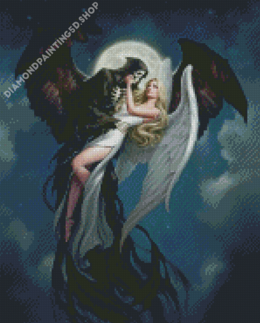 Angel And Devil Reaper Diamond Painting