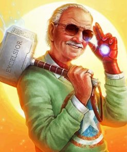 Avengers Stan Lee Diamond Painting