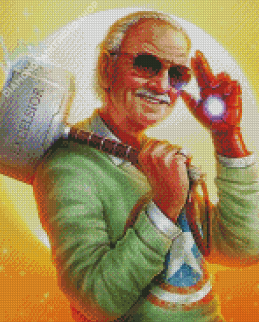 Avengers Stan Lee Diamond Painting