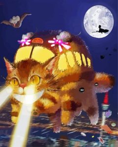 Cat Bus Totoro Character Diamond Painting