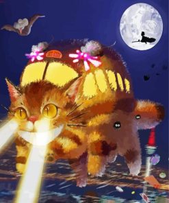 Cat Bus Totoro Character Diamond Painting
