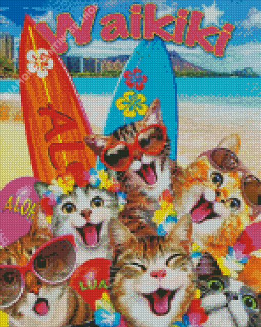 Cats Animal Selfie Diamond Painting