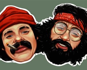 Cheech And Chong Comedy Duo Diamond Painting