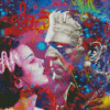 Colorful Frankenstein And The Bride Diamond Painting