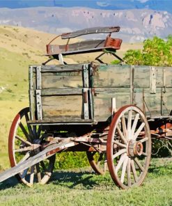 Cool Western Wagon Diamond Painting