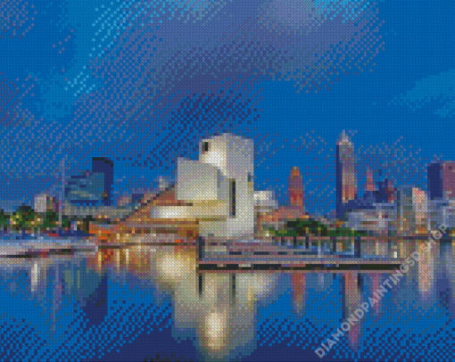 Cool Downtown Cleveland Diamond Painting