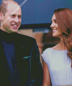 Cool Prince William And Kate Diamond Painting