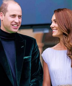 Cool Prince William And Kate - 5D Diamond Painting