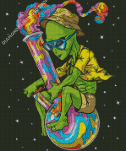 Dope Alien Diamond Painting