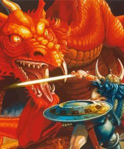 Dungeons And Dragons Video Game Diamond Painting