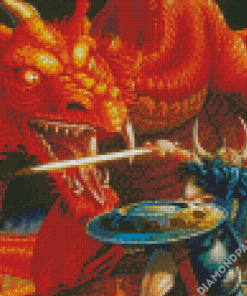 Dungeons And Dragons Video Game Diamond Painting