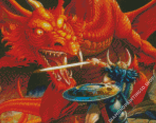 Dungeons And Dragons Video Game Diamond Painting