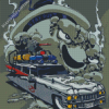 Ecto 1 Ghostbusters Diamond Painting