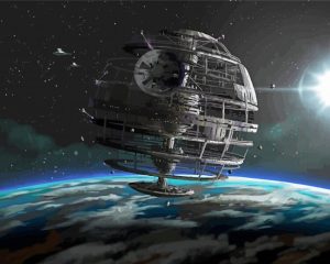 Fantasy Death Star Diamond Painting