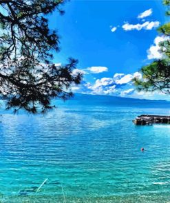 Flathead Lake Landscape Diamond Painting