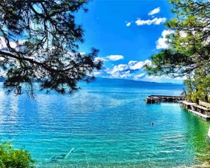 Flathead Lake Landscape Diamond Painting