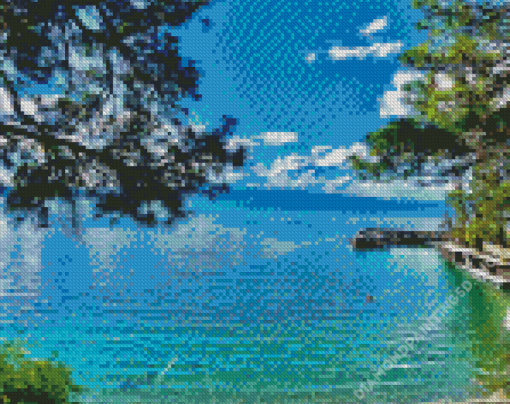 Flathead Lake Landscape Diamond Painting