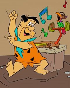 Fred Flintstone Dancing Diamond Painting