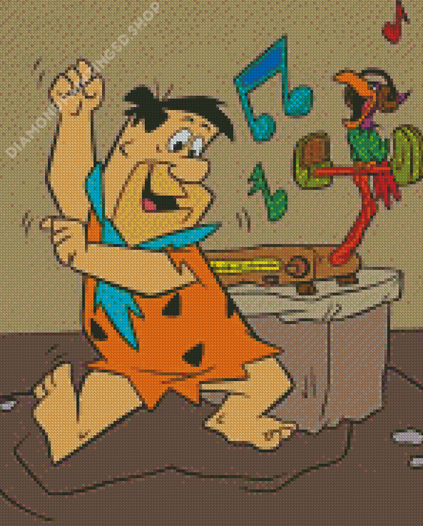 The Flintstones, Fred Flintstone Dancing Poster