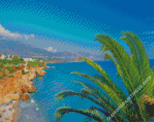 Fuengirola Beach In Spain Diamond Painting