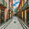 Funchal Streets Diamond Painting