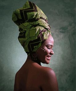 Gorgeous African With Headdress Diamond Painting