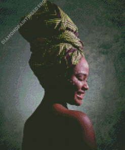 Gorgeous African With Headdress Diamond Painting