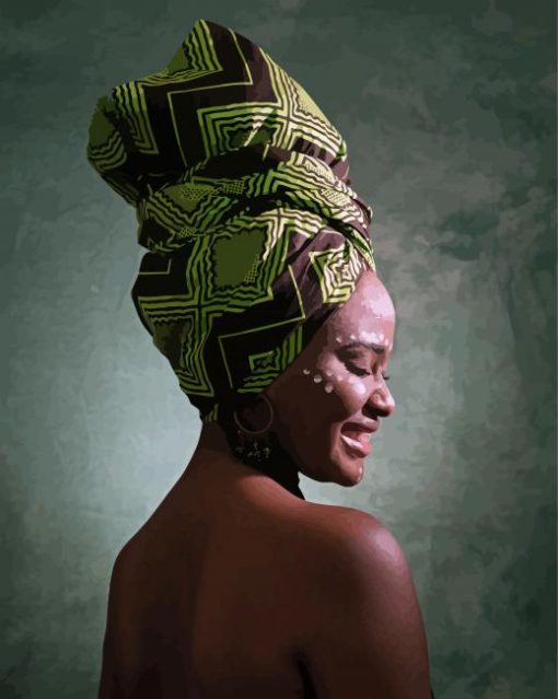 Gorgeous African With Headdress Diamond Painting