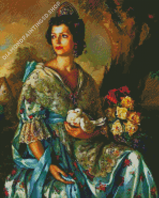 Gorgeous Spanish Lady Diamond Painting