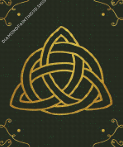 Green Triquetra Diamond Painting