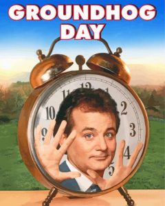 Groundhog Day Poster Diamond Painting