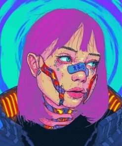 Grunge Girl Diamond Painting