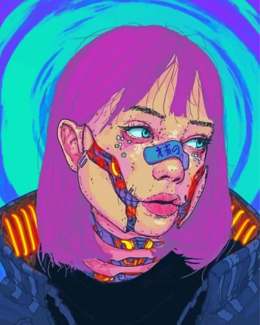 Grunge Girl Diamond Painting