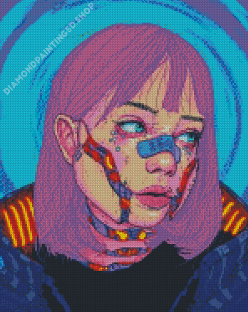 Grunge Girl Diamond Painting