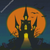 Halloween Castle Diamond Painting