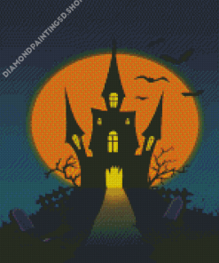 Halloween Castle Diamond Painting